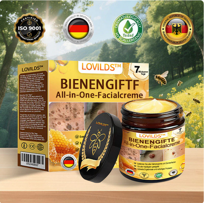 [offizieller Markenshop] 🐝 LOVILDS™ Bienengift-All-Action-Creme (👩‍⚕️ Deutsche Dermatologische Gesellschaft e.V. 𝟐𝟎𝟐𝟓Besonders empfehlenswerte Produkte)